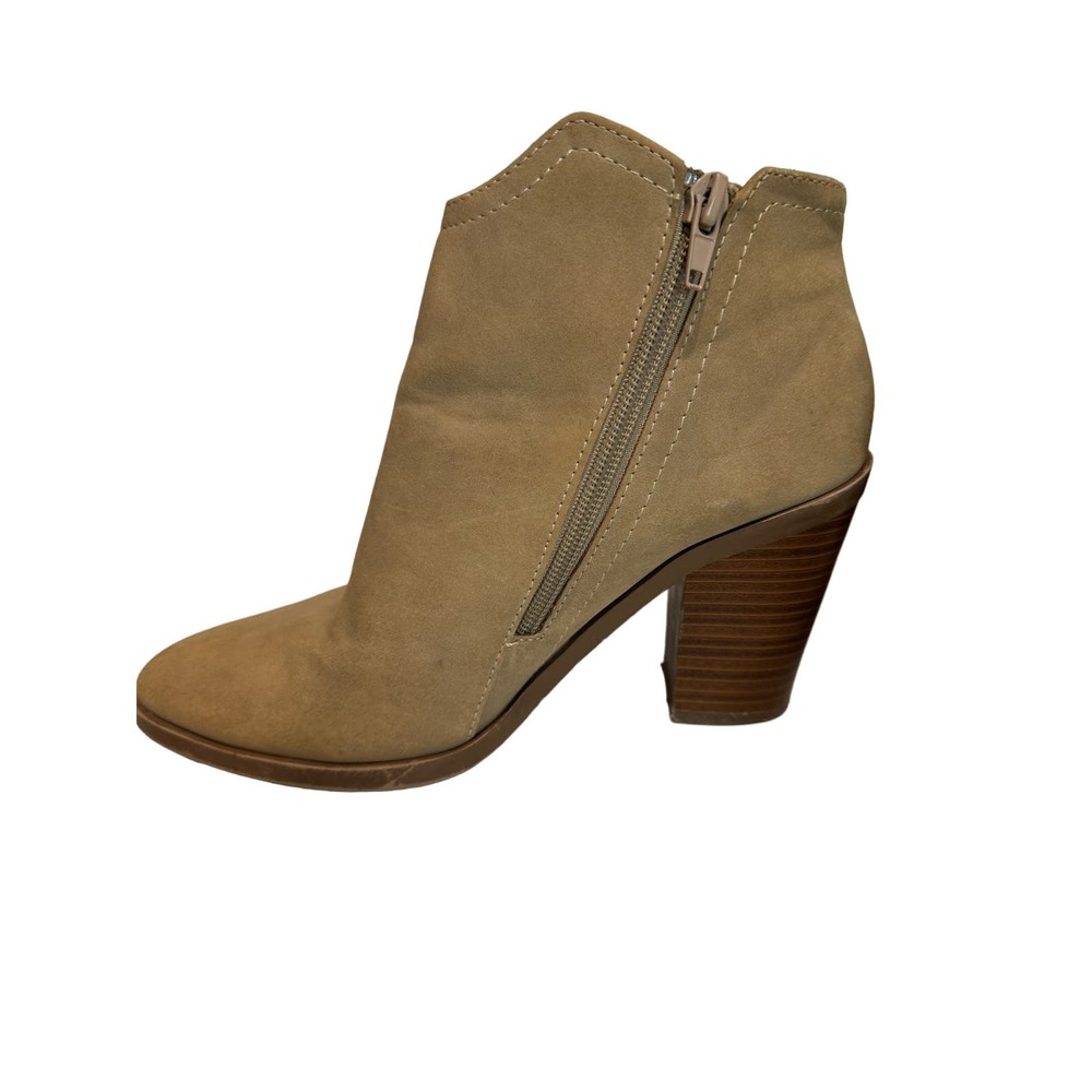 Soda Suede Booties Beige Light Brown Size 6.5 Boots‎ - EUC - Picture 8 of 11